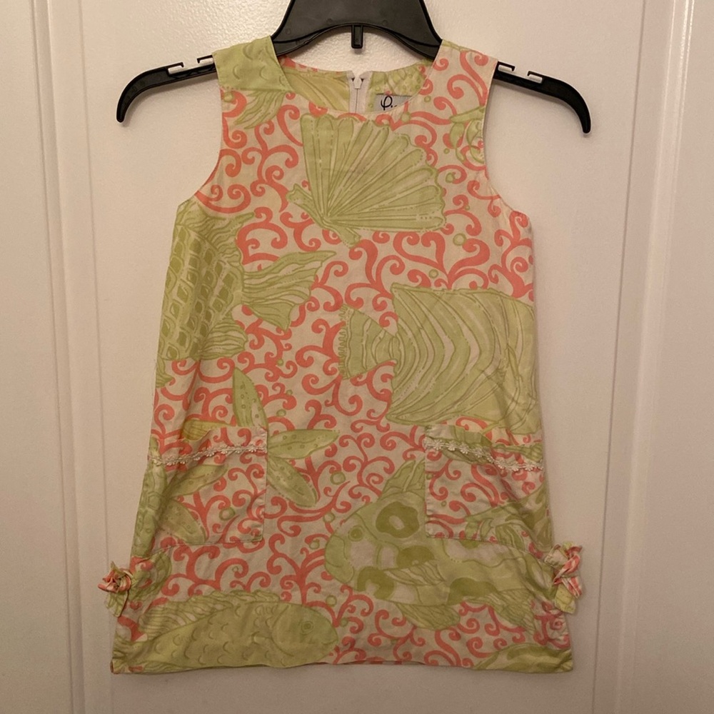 Lilly Pulitzer, Girls 7, 100% cotton, lined dress
